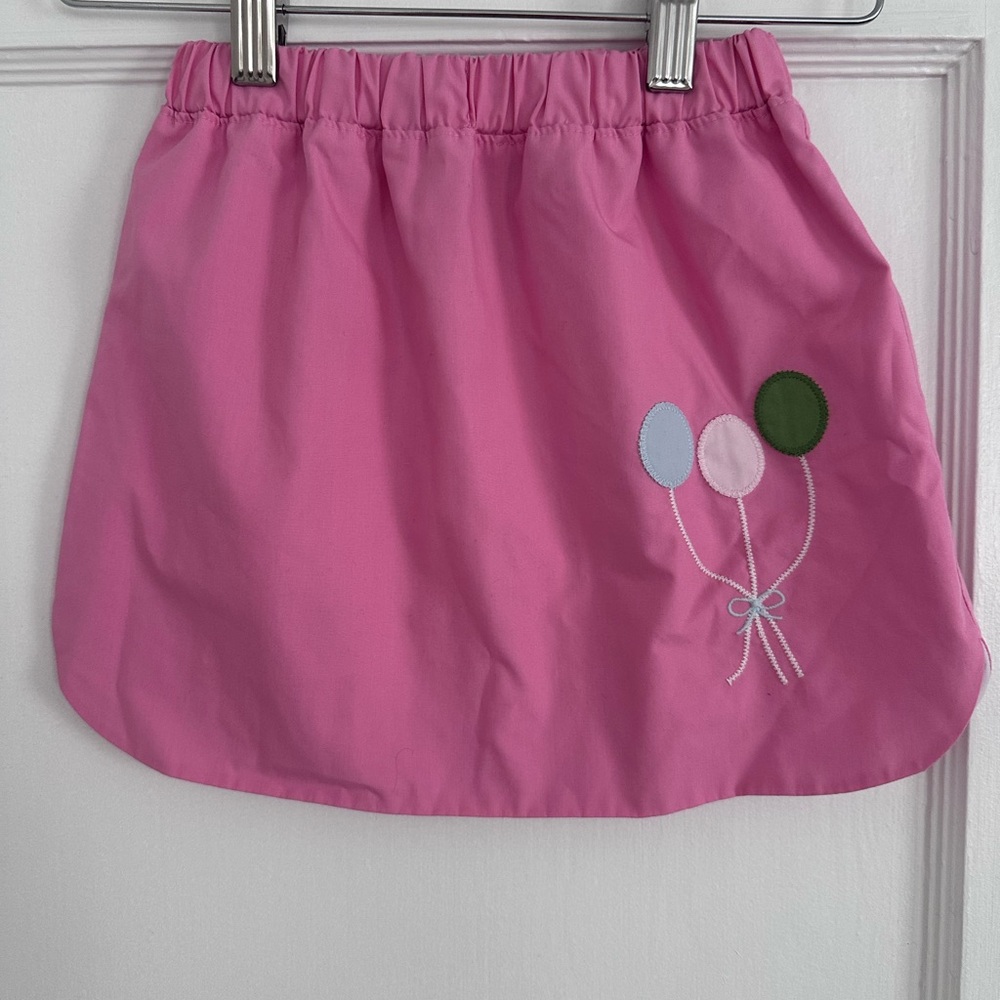 The Beaufort Bonnet Company Pink Skirt with Gold Embroidery
